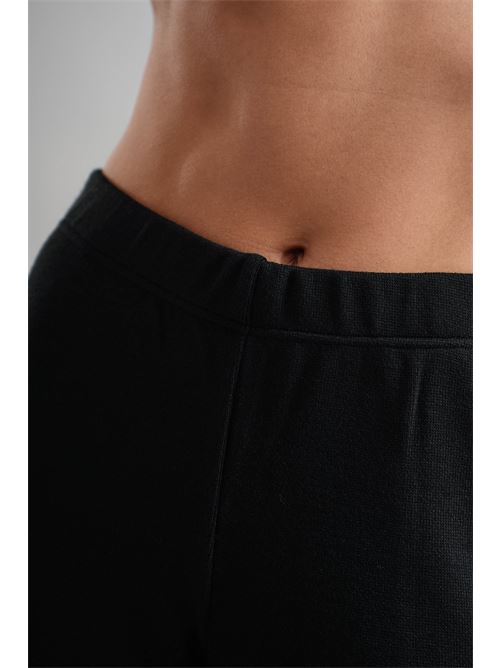 Pantalone in maglia GM by Gai Mattiolo | GM3445NERO/PANNA